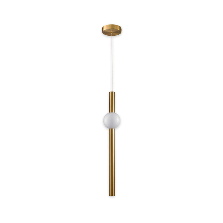 Lámpara colgante CRUZE 12W, luz cálida 3000°K, 127V de Quor Lighting - Q10051-GD