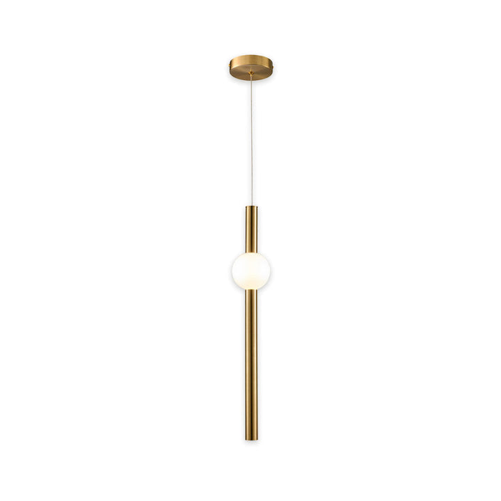 Lámpara colgante CRUZE 12W, luz cálida 3000°K, 127V de Quor Lighting - Q10051-GD