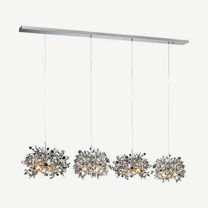 Lámpara colgante LAYLA, base 4 x G9, foco no incluido, 127V de Quor Lighting - Cromo