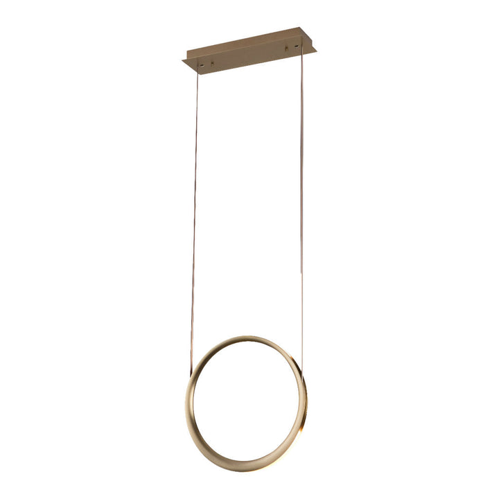 Lámpara colgante CHELSEA 7W, luz cálida 3000°K, 127V de Quor Lighting - Q10311-GDA