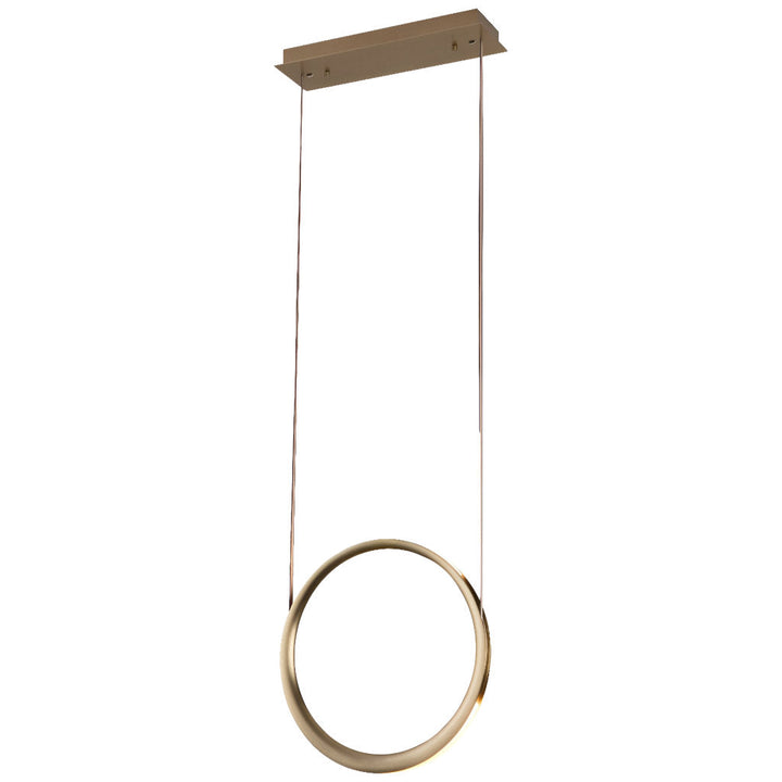 Lámpara colgante CHELSEA 7W, luz cálida 3000°K, 127V de Quor Lighting - Q10311-GDA