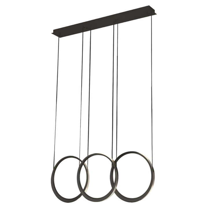 Lámpara colgante CHELSEA 21W, luz cálida 3000°K, 127V de Quor Lighting - Q10313-BK