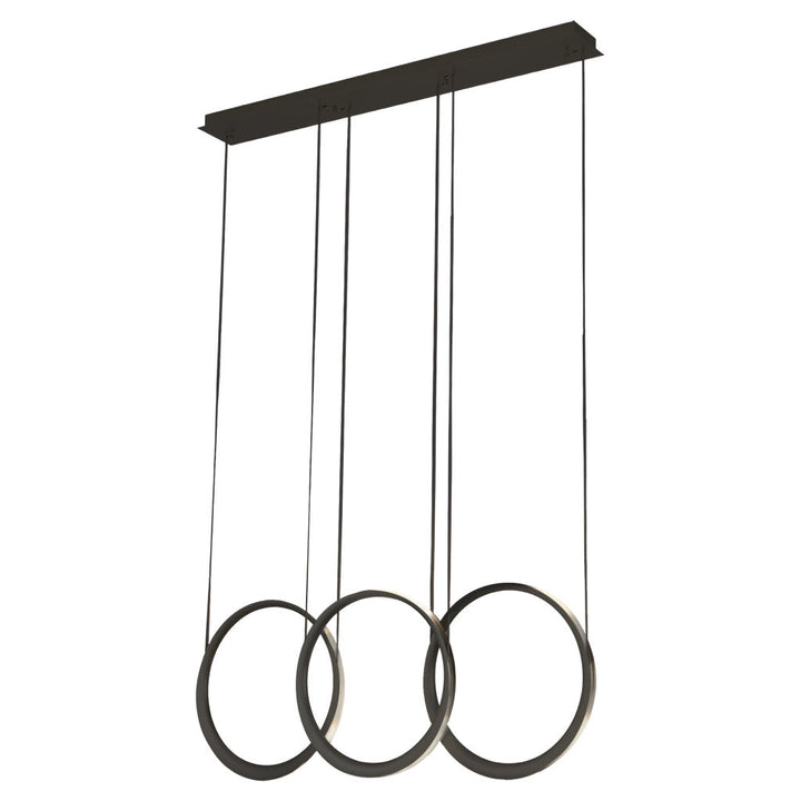 Lámpara colgante CHELSEA 21W, luz cálida 3000°K, 127V de Quor Lighting - Q10313-BK