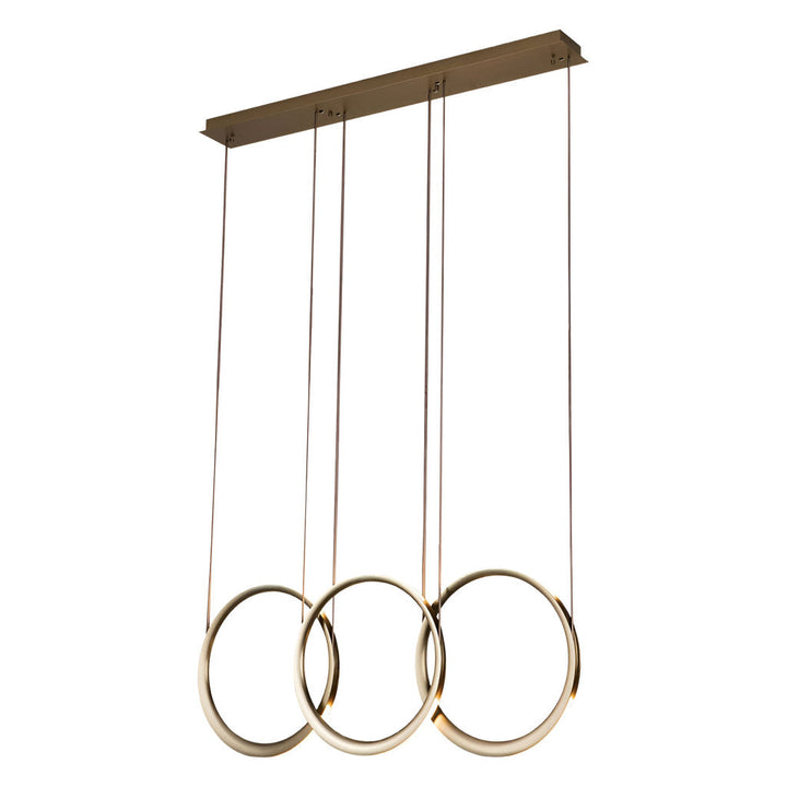 Lámpara colgante CHELSEA 21W, luz cálida 3000°K, 127V de Quor Lighting - Q10313-GDA