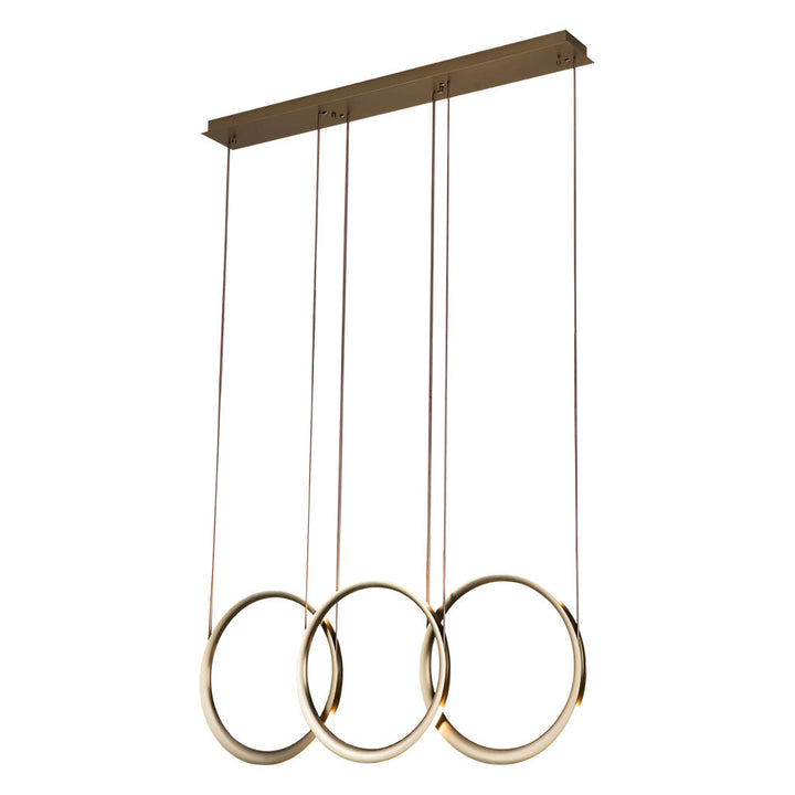 Lámpara colgante CHELSEA 21W, luz cálida 3000°K, 127V de Quor Lighting - Q10313-GDA