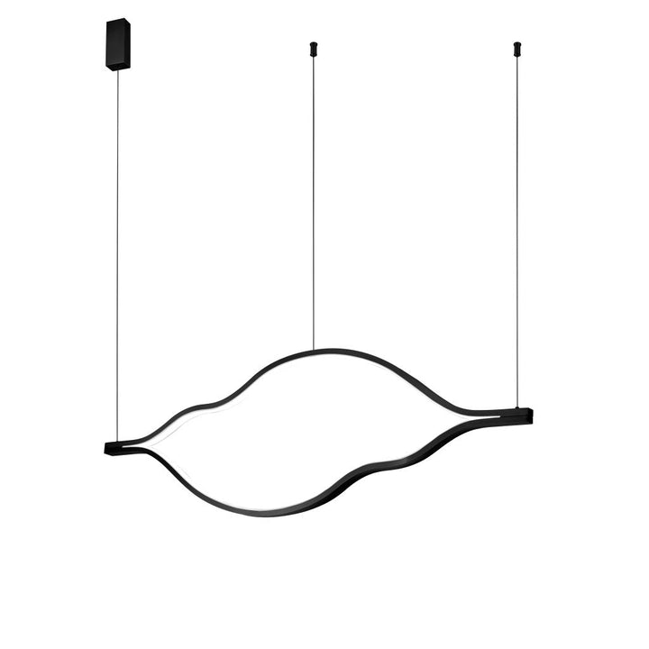 Lámpara colgante VALENCIA 24W, luz cálida 3000°K, 127V de Quor Lighting - Q10682-BK