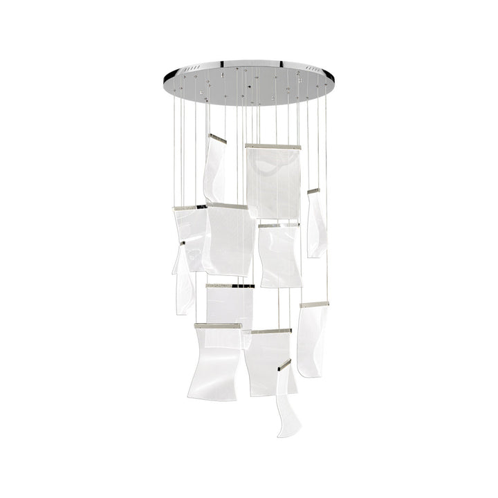 Lámpara colgante WAVE 60W, luz cálida 3000°K, 127V de Quor Lighting