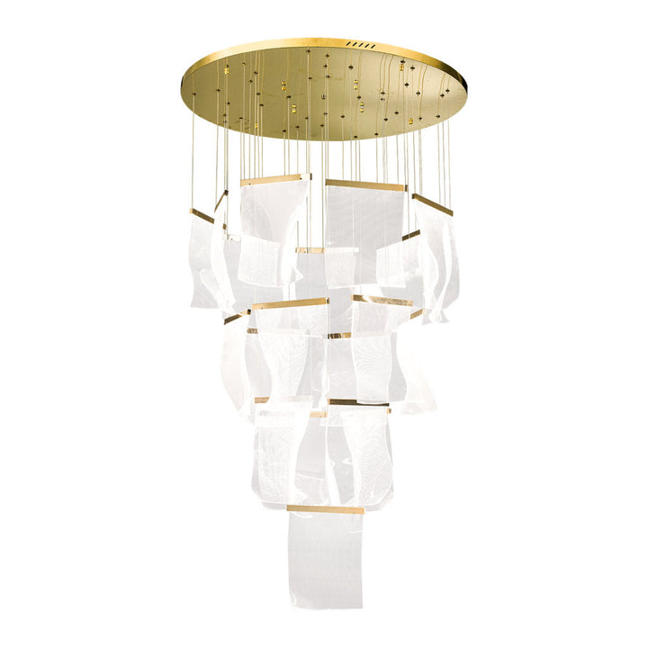Lámpara colgante WAVE 100W, luz cálida 3000°K, 127V de Quor Lighting - Q10920-BG