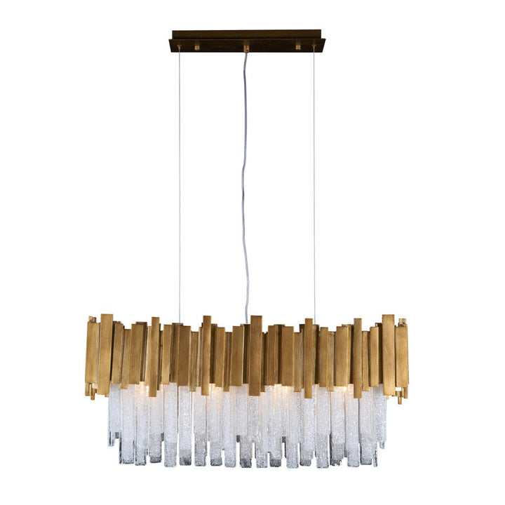 Lámpara colgante DANAE, base E26, foco no incluido, 127V de Quor Lighting - Q11607-GD
