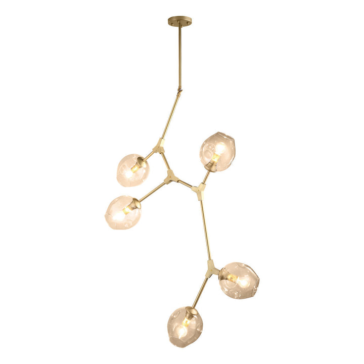 Lámpara colgante SAKURA, base E26, foco no incluido, 127V de Quor Lighting - Q16066-GD