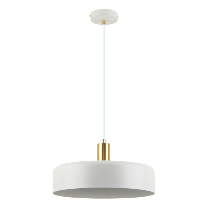 Lámpara colgante MANCHESTER, base E26, foco no incluido, 127V de Quor Lighting - Q20793-WH