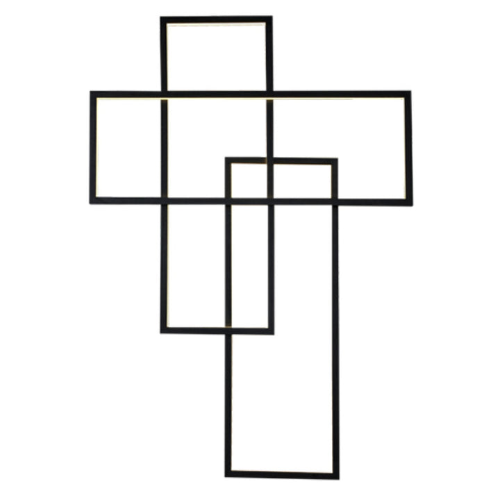 Luminario de muro SKETCH 80W, luz cálida 3000°K, 127V de Quor Lighting - Q21101-BK