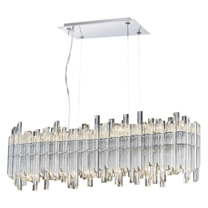 Lámpara colgante VENUS 12 luces, base G9, foco no incluido, 127V de Quor Lighting - Q23167-CR