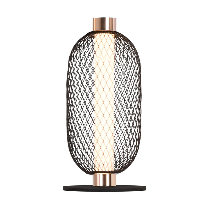 Lámpara de mesa CAIRO 8W, luz cálida 3000°K, atenuable, 127V de Quor Lighting - Q26020-BKGD