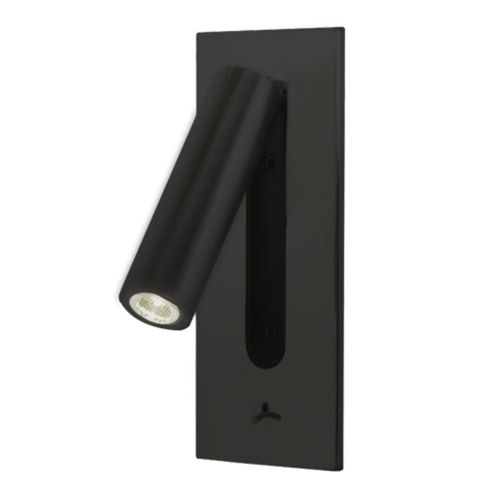 Luminario de muro ZIMMER 3W, luz cálida 3000°K, 127V de Quor Lighting - Q28125-BK