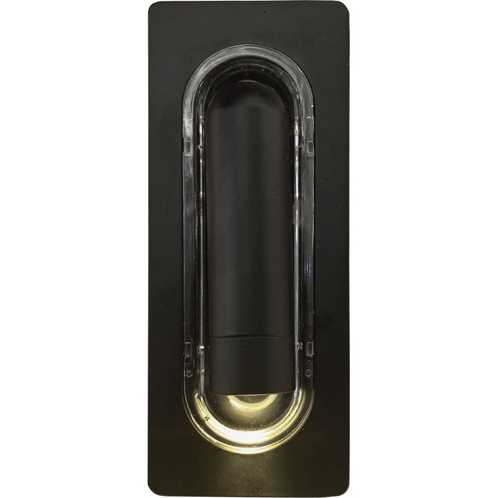 Luminario de muro ZIMMER 3W, luz cálida 3000°K, 127V de Quor Lighting - Q28125-BK