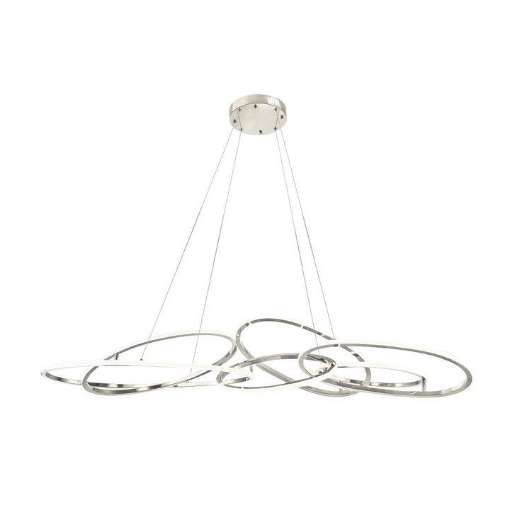 Lámpara colgante PABLO 107W, color de luz selectable cálida 3000°K / neutro 4000°K / frío 6000°K, atenuable, 127V de Quor Lighting - Q29083-CH