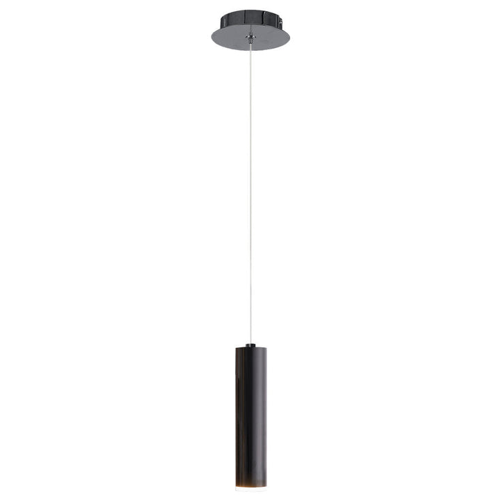 Lámpara colgante MINHA 30cm Ø6cm, base GU10, foco no incluido, 127V de Quor Lighting - Q30051-BC