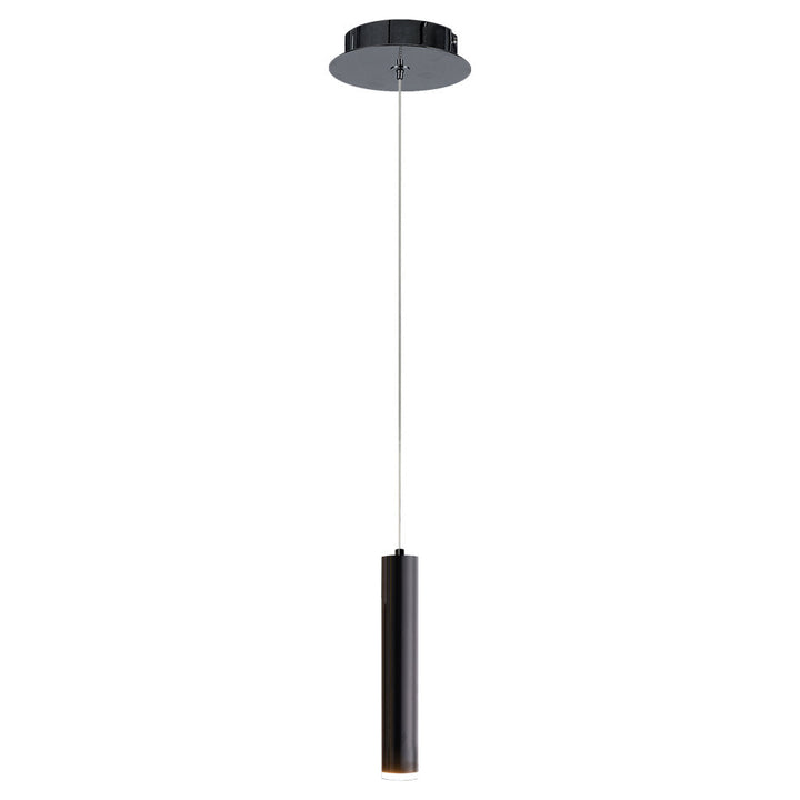 Lámpara colgante MINHA 30cm Ø3.8cm, base G9, foco no incluido, 127V de Quor Lighting - Q30251-BC