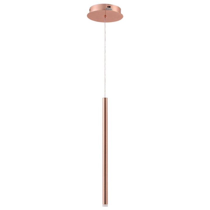 Lámpara colgante MINHA 3W, color de luz selectable cálida 3000°K / neutro 4000°K / frío 6000°K, atenuable, 127V de Quor Lighting - Q30452-RG