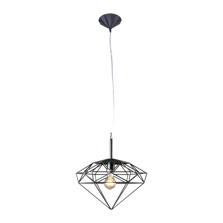Lámpara colgante DALÍ, base E26, foco no incluido, 127V de Quor Lighting - Q31578-BK