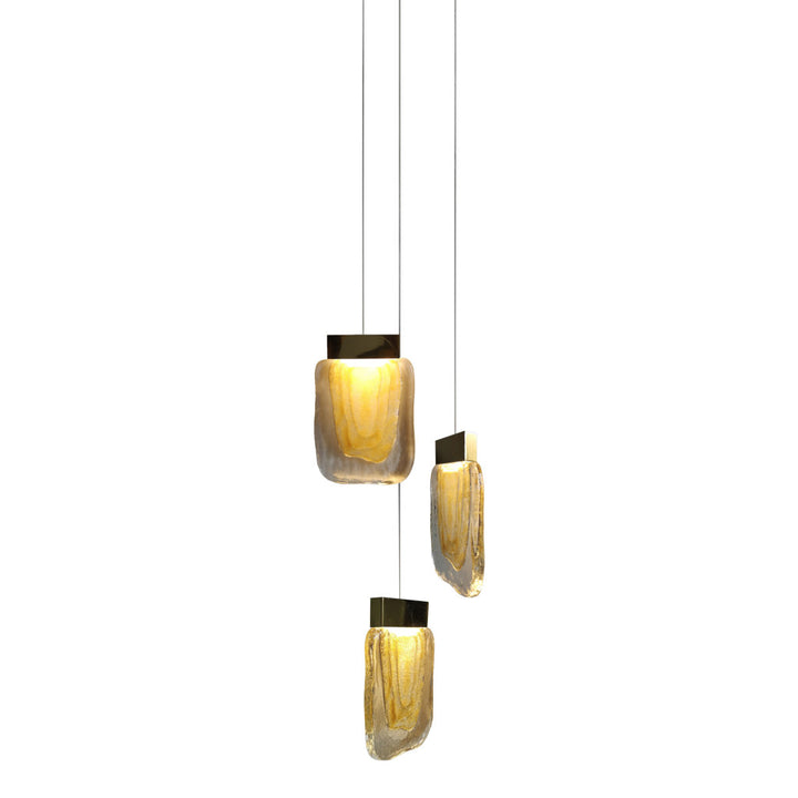 Lámpara colgante VIVA 3 x 4W, luz cálida 3000°K, 127V de Quor Lighting