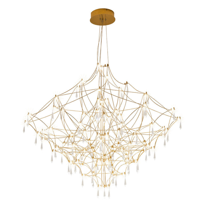 Lámpara colgante TOLOUSE 80W, luz cálida 3000°K, 127V de Quor Lighting - Q48187-GD