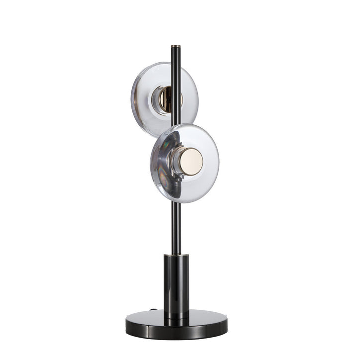 Lámpara de mesa CAMELOT 10W, luz cálida 3000°K, 127V de Quor Lighting - Q61022-BKGD