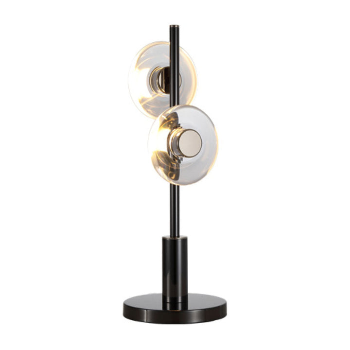 Lámpara de mesa CAMELOT 10W, luz cálida 3000°K, 127V de Quor Lighting - Q61022-BKGD