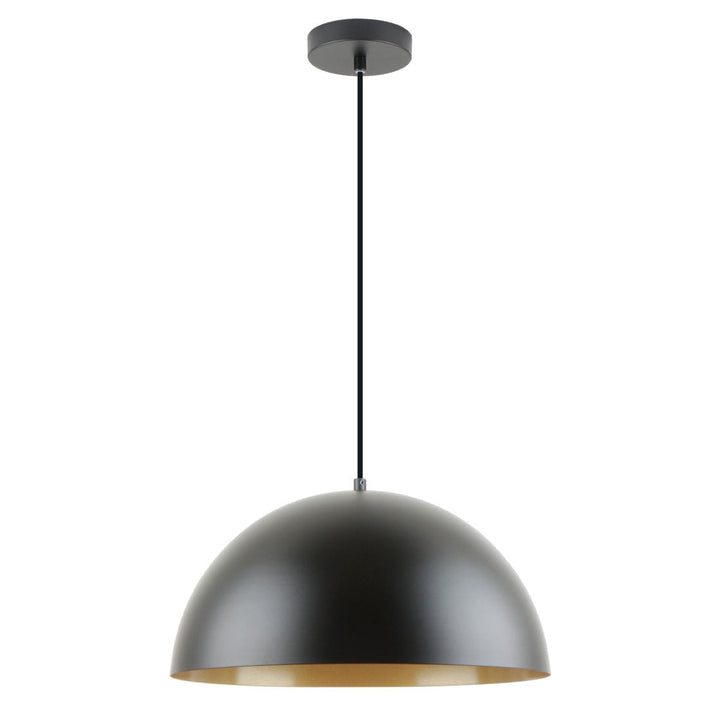 Lámpara colgante OXFORD, base E26, foco no incluido, 127V de Quor Lighting - Q80010-BK