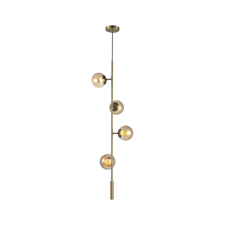 Lámpara colgante TULIP, base E26, foco no incluido, 127V de Quor Lighting - Q81494-BRZ