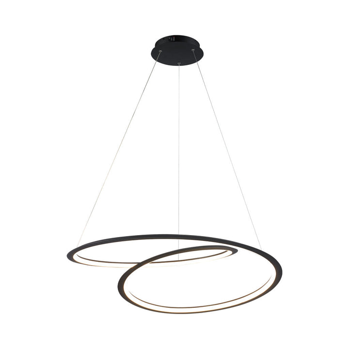 Lámpara colgante ALINA 30W, luz cálida 3000°K, 127V de Quor Lighting - Q88266-BK