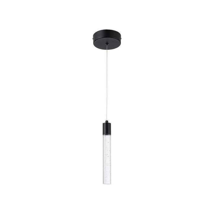 Lámpara colgante MANHATTAN 6W, color de luz selectable cálida 3000°K / neutro 4000°K / frío 6000°K, atenuable, 127V de Quor Lighting - Q90101-BK