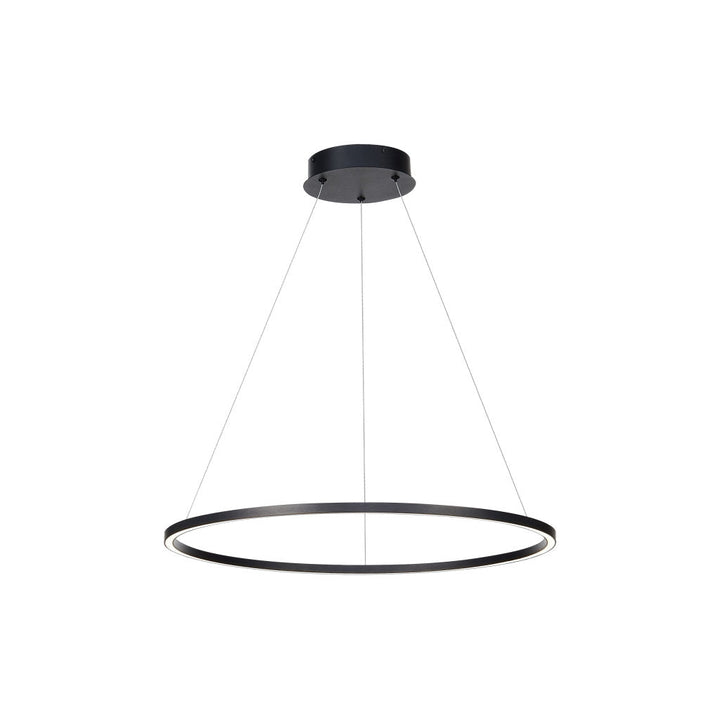 Lámpara colgante NEO 31W, color de luz selectable cálida 3000°K / neutro 4000°K / frío 6000°K, atenuable, 127V de Quor Lighting - Q90600-BK