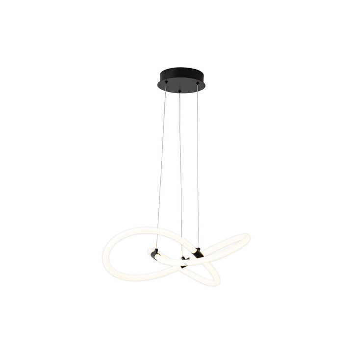 Lámpara colgante TUB 60W, color de luz selectable cálida 3000°K / neutro 4000°K / frío 6000°K, atenuable, 127V de Quor Lighting - Q92772-BK
