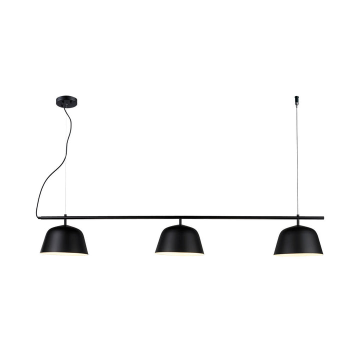 Lámpara colgante CHAPLIN, base E26, foco no incluido, 127V de Quor Lighting - Q93083-BK