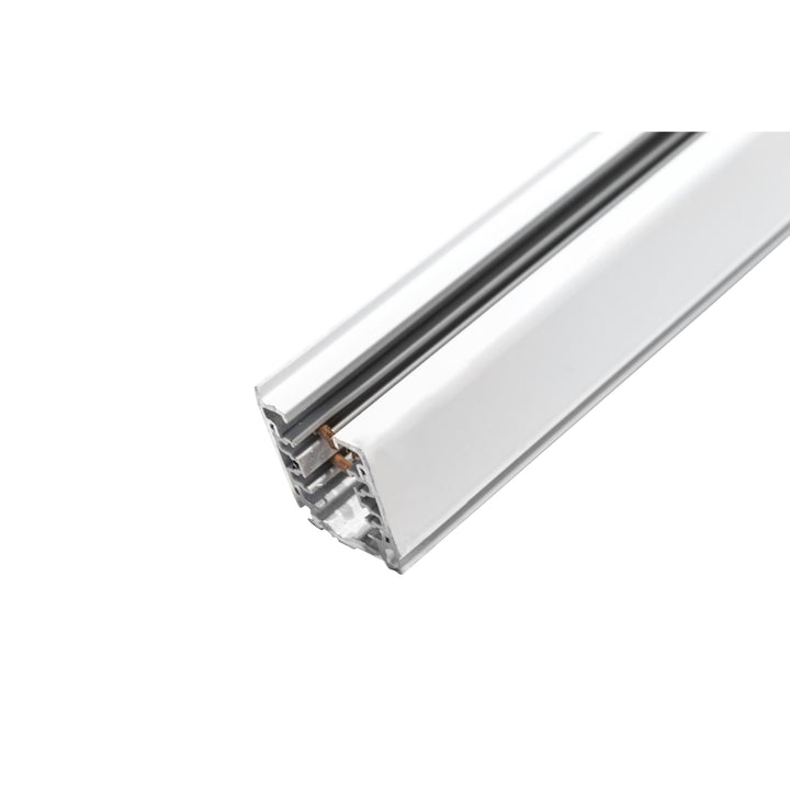 Riel electrificado trifásico 2m de sobreponer Pro Track, acabado blanco o negro de AURO Lighting