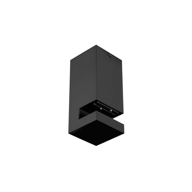 Sujetador para sobrepone horizontal acabado negro para sistema REVERSI acabado negro de iLumileds