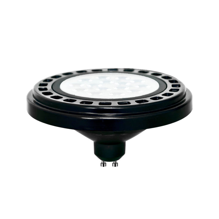 Lámpara LED AR111 15W 30° GU10 100-277V, cuerpo de aluminio opciones de acabado blanco o negro y color de luz neutro cálido / neutro / frío de Philco