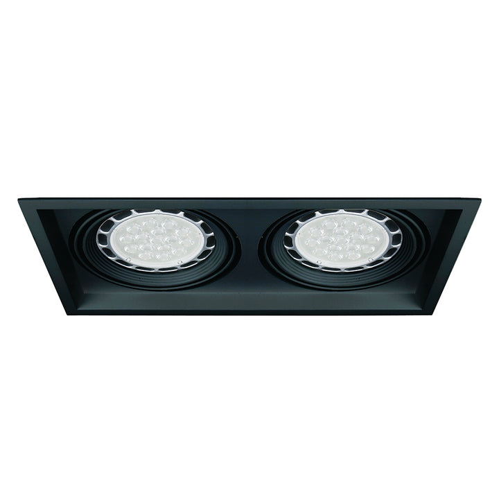 Downlight Doble opciones acabado negro o blanco para lámparas AR111 GU10 Multispot de Ledvance