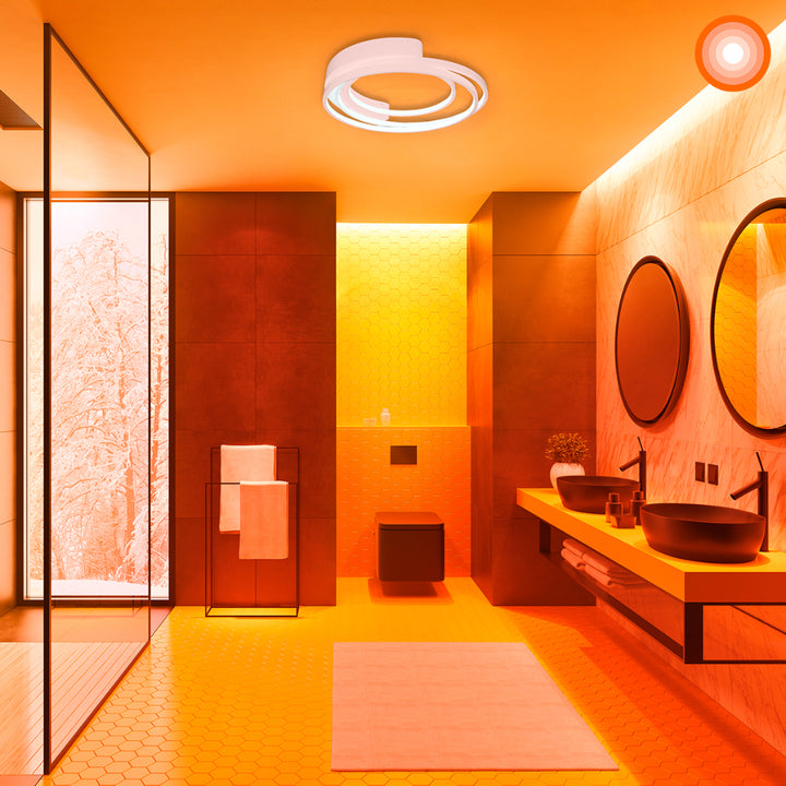 Luminario sobreponer Ceiling Deco Smart+ Wifi 27W RGB + Luz Cálida + Luz Fría control con Alexa y Google Home de Ledvance