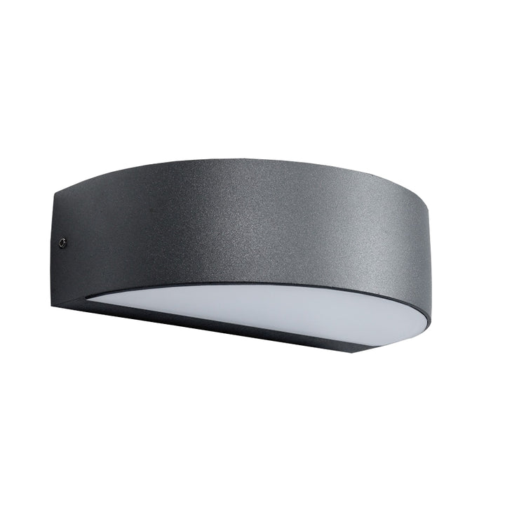 Luminario para muro WANDA R luz bidireccional 2x4.5W 90° color de luz neutro cálido (3000K) acabado gris de Auro