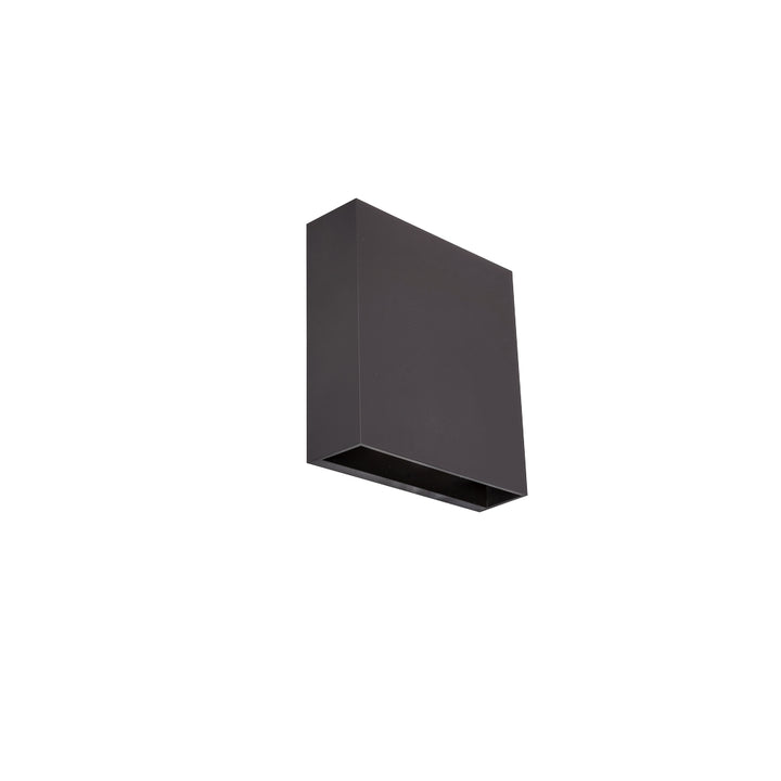 Luminario arbotante rectangular PAT 6w color de luz neutro cálido acabado gris (Incluye tapa adicional en blanco) de Auro