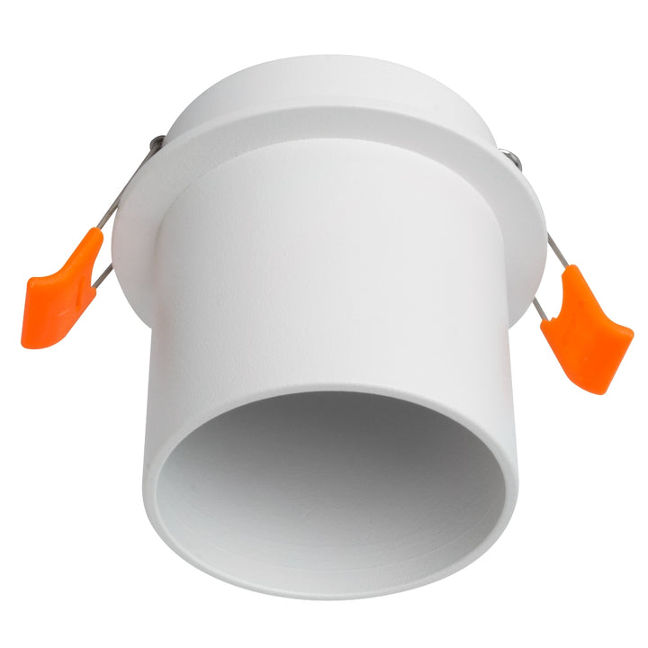 Marco para emporar CORA Ø6cm con difusor de cristal para lámpara MR16 opción acabado blanco o negro de AURO Lighting