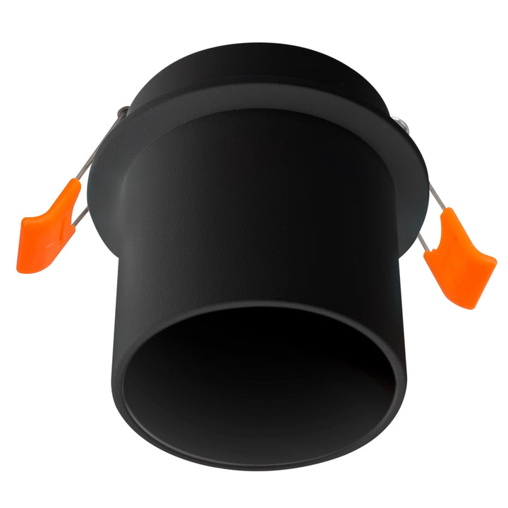 Marco para emporar CORA Ø6cm con difusor de cristal para lámpara MR16 opción acabado blanco o negro de AURO Lighting