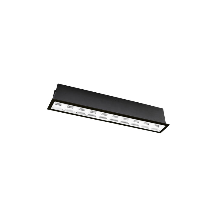 Downlight de bajo deslumbramiento OBA diez ópticas 20w 30° luz neutra cálida (3000K) CRI>90 marco negro opción color reflector blanco o negro de AURO Lighting