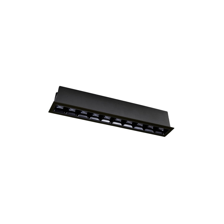 Downlight de bajo deslumbramiento OBA diez ópticas 20w 30° luz neutra cálida (3000K) CRI>90 marco negro opción color reflector blanco o negro de AURO Lighting