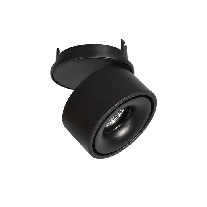 Proyector circular direccionable TIVOLO 14W 38° CRI>90 opción de acabado blanco o negro para empotrar opciones color de luz neutro cálido y neutro de AURO Lighting