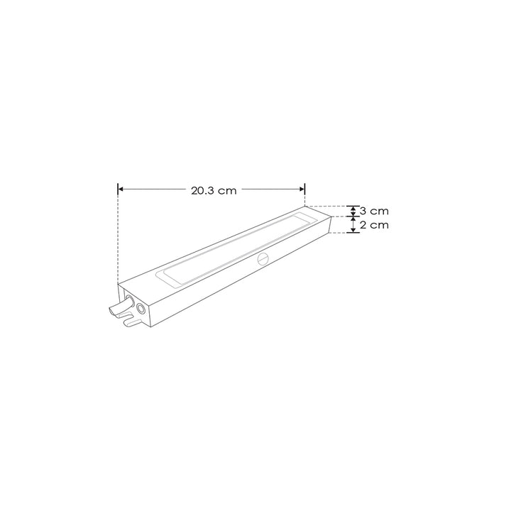 Fuente de alimentación 30W (24W máx.) para exteriores IP67 12V cc iLumileds, vista en perspectiva, modelo FP30W12EXT
