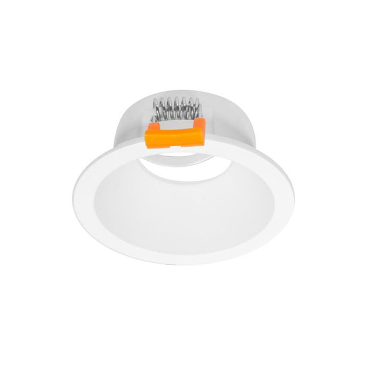 Downlight redondo profundo de bajo deslumbramiento fabricado en aluminio para MR16 incluye conector GU5.3 de iLumileds
